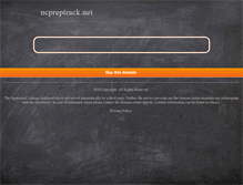 Tablet Screenshot of ncpreptrack.net