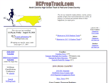 Tablet Screenshot of ncpreptrack.org